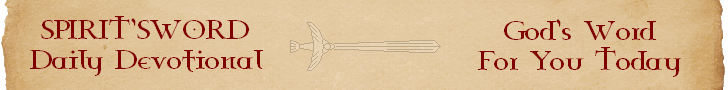 SpiritsWord Daily Devotional Banner